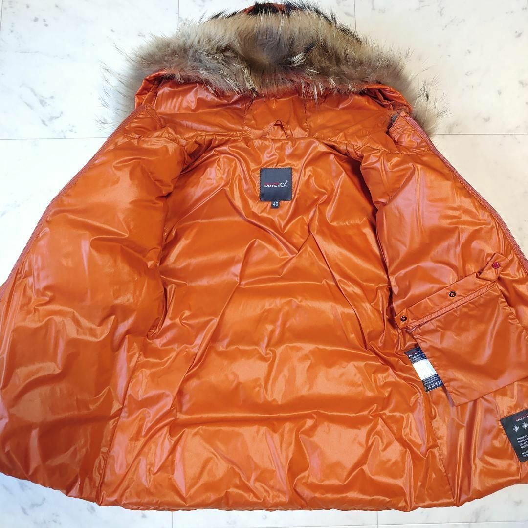 DUVETICA - デュベティカ ラクーンファー フード ダウンジャケット 40