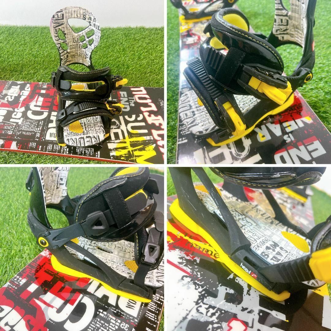 FLOW - FLOW 152cm バイン head Lサイズ スノーボード 2点セットの通販