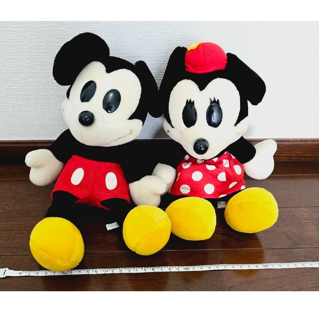Disney - ミッキーミニー ぬいぐるみ セット ディズニー レトロ 東京
