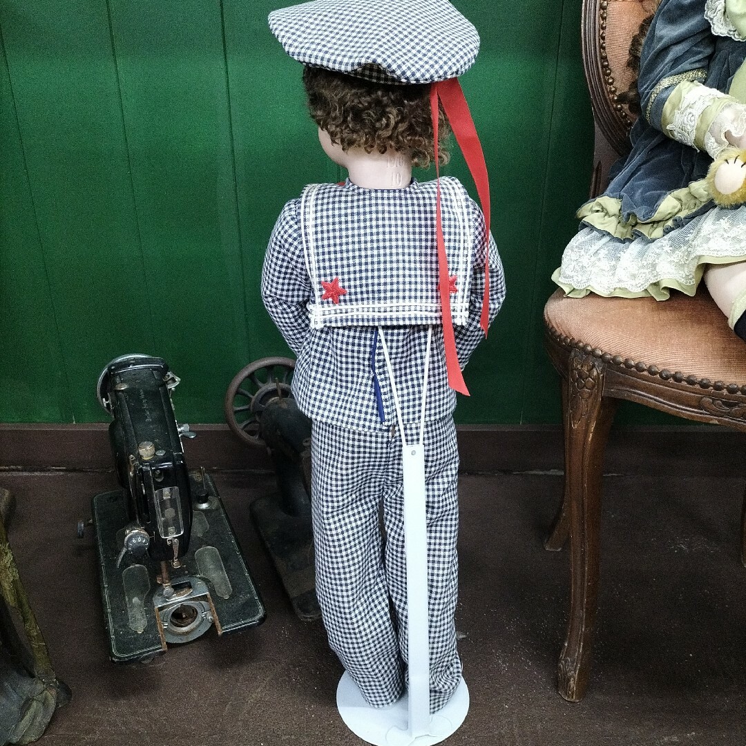 ビスクドール 珍しい男の子 第一次世界大戦モデル アーモンド