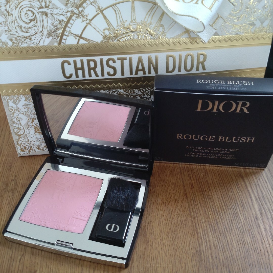 値下げ【限定完売品】dior ルージュブラッシュ 388 トリオンフ サテン