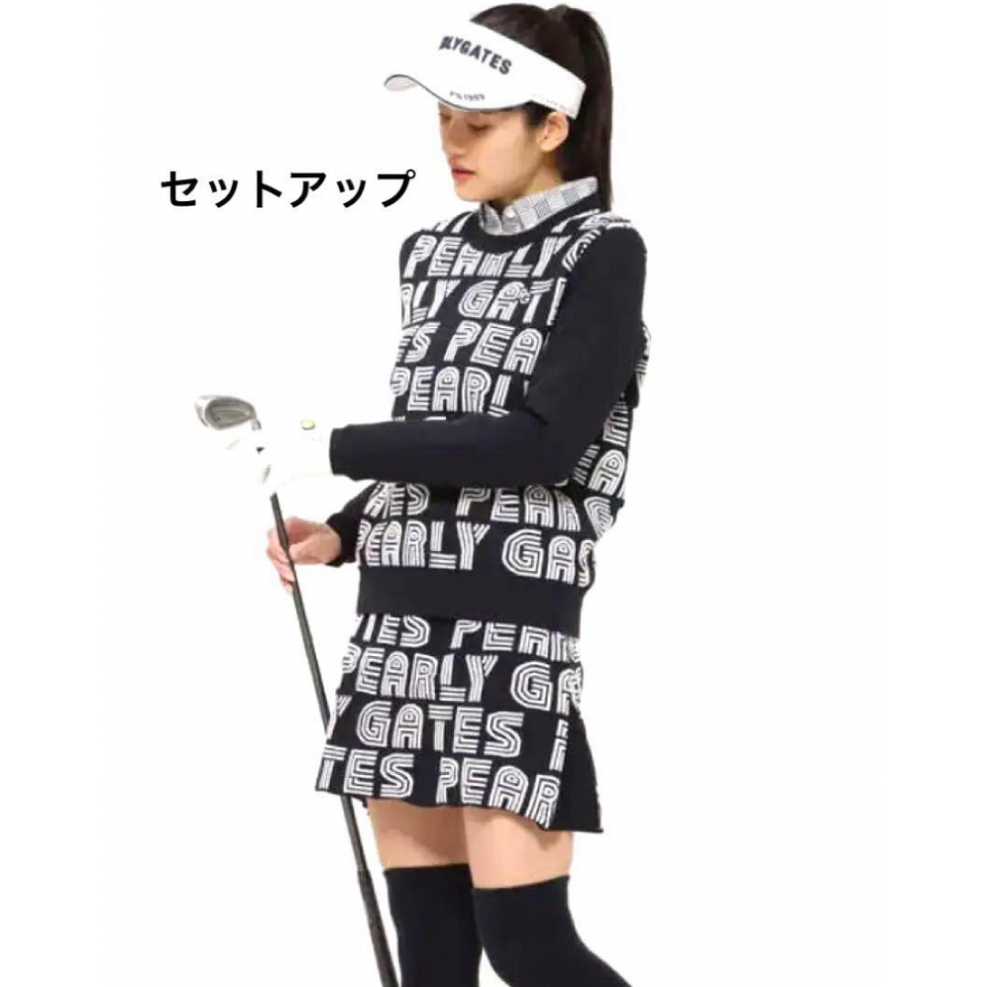 新品未使用パーリーゲイツ 1 セットアップニットセータースカート