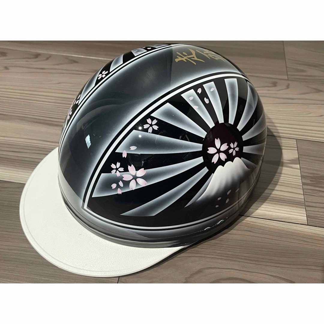 桜 富士日章 コルク半 ヘルメット の通販 by paint｜ラクマ