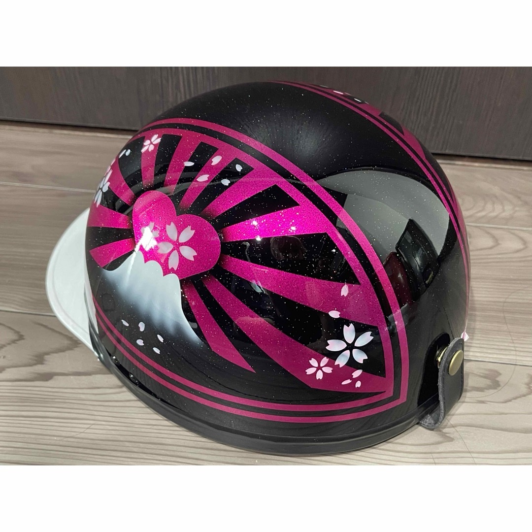 ハート 富士日章 コルク半 ヘルメットの通販 by paint｜ラクマ