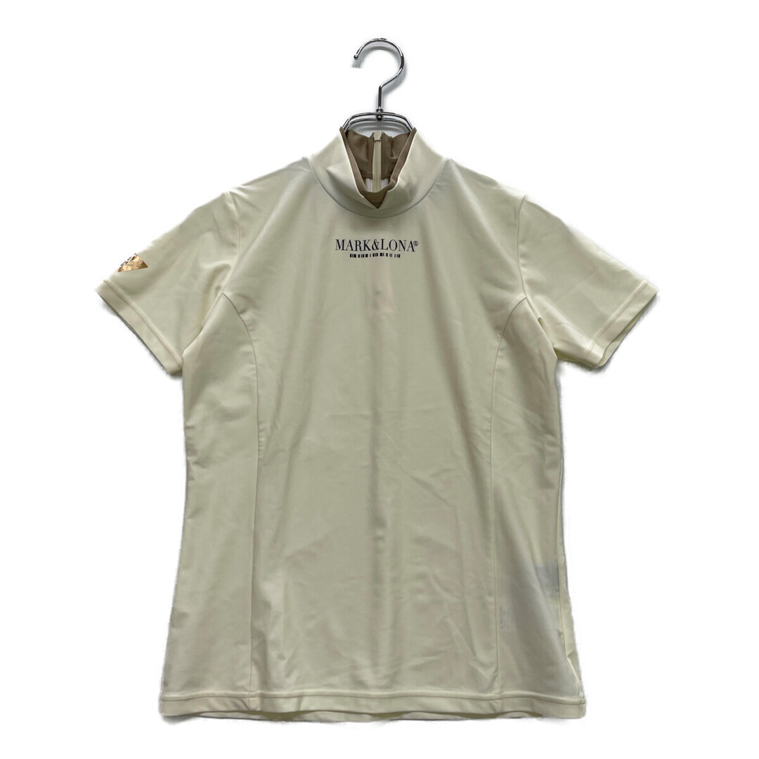 新品のMARK & LONA 38(M) モックネック半袖ホワイト
