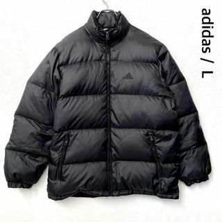 adidas - 90s アディダス ダウンジャケット 肉厚 刺繍ロゴ 万国旗タグ