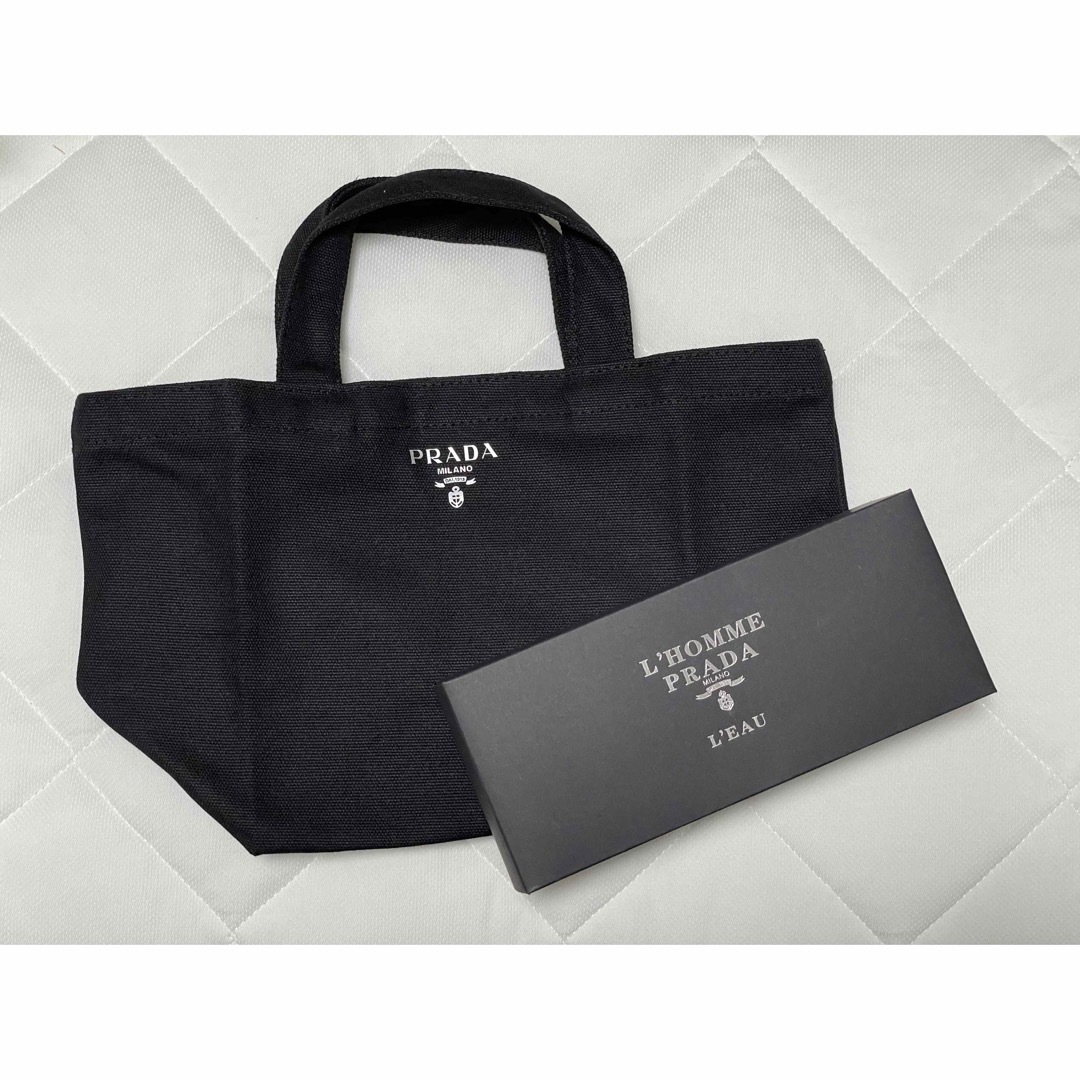 PRADA - プラダ ノベルティ ミニトートバッグ 香水L'HOMME購入特典の