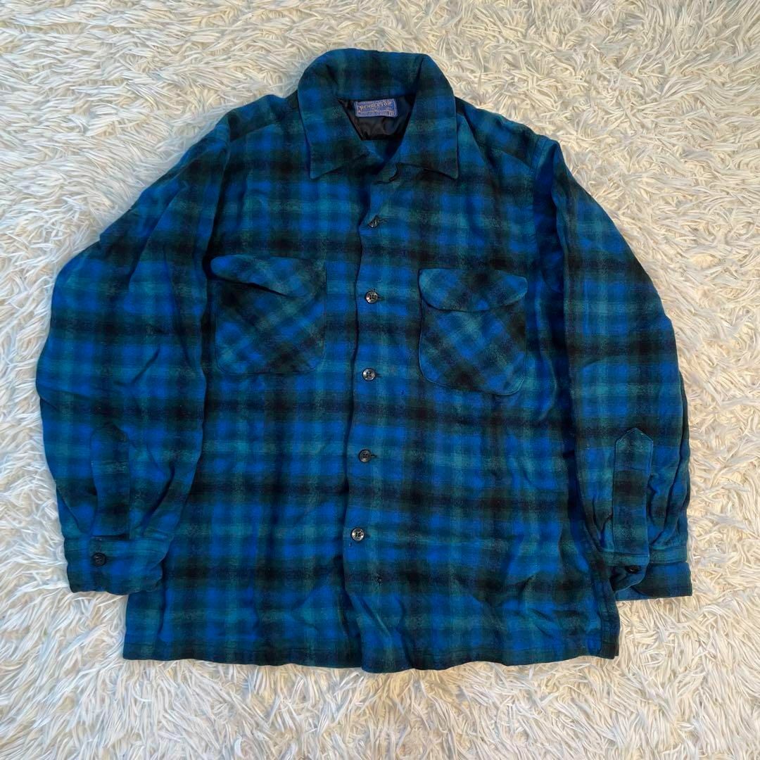 PENDLETON - 【60s】VINTAGE PENDLETON オンブレチェック ウールシャツ
