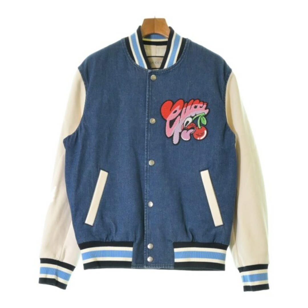 GUCCI - GUCCI グッチ スタジャン L 紺 【古着】【中古】【送料無料