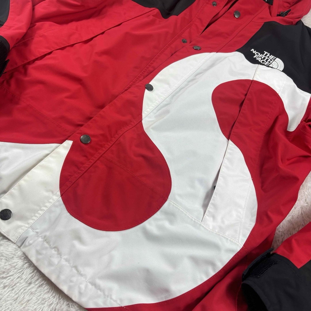 Supreme - 希少 supreme ノースフェイス S ロゴ 20aw レッド Lサイズの
