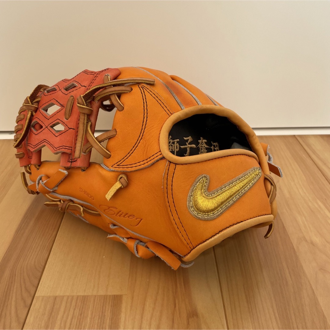 Nike Vapor 硬式野球グローブ オレンジ 内野 Nike Vapor 硬式野球