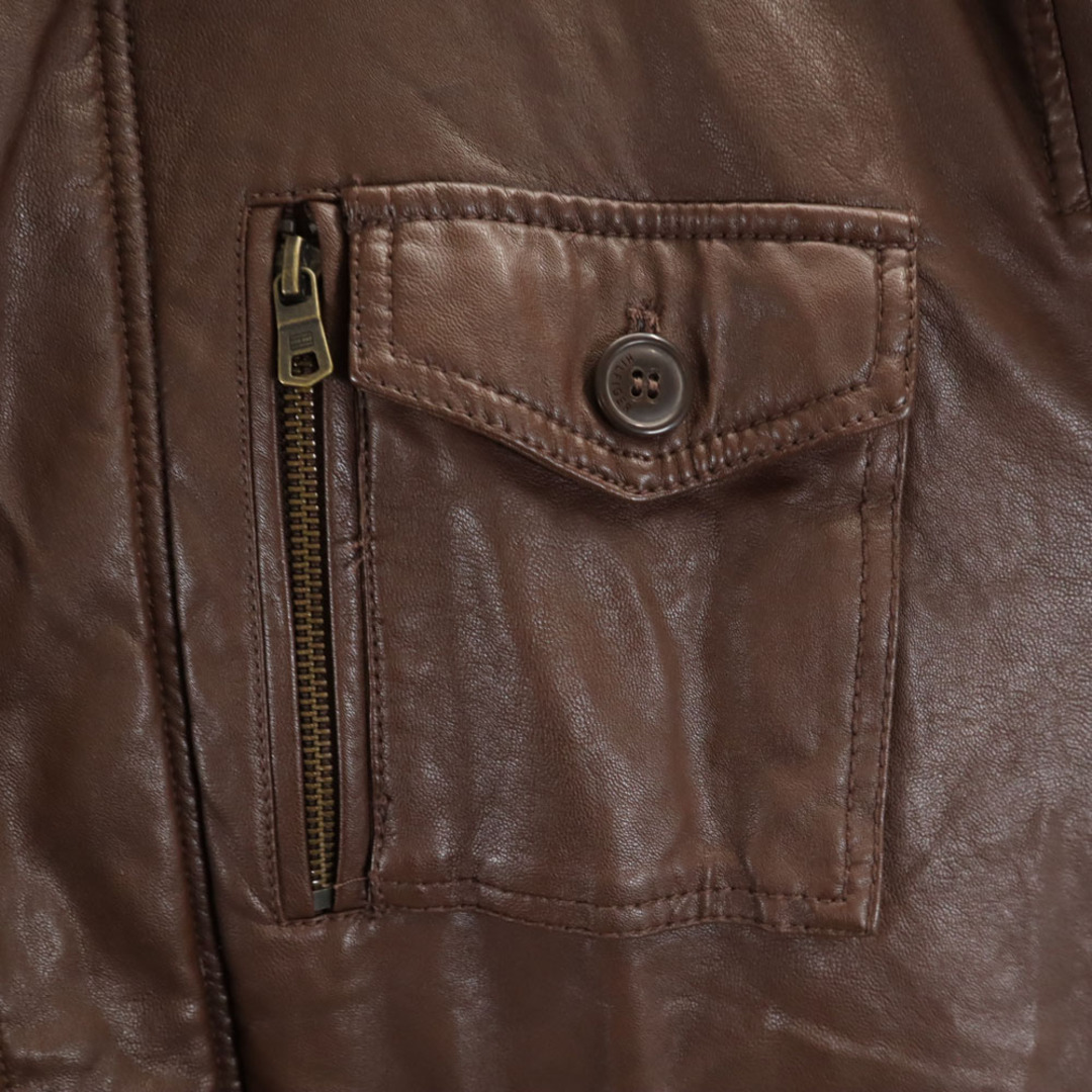 TOMMY HILFIGER - トミーヒルフィガー フェイク レザージャケット XL