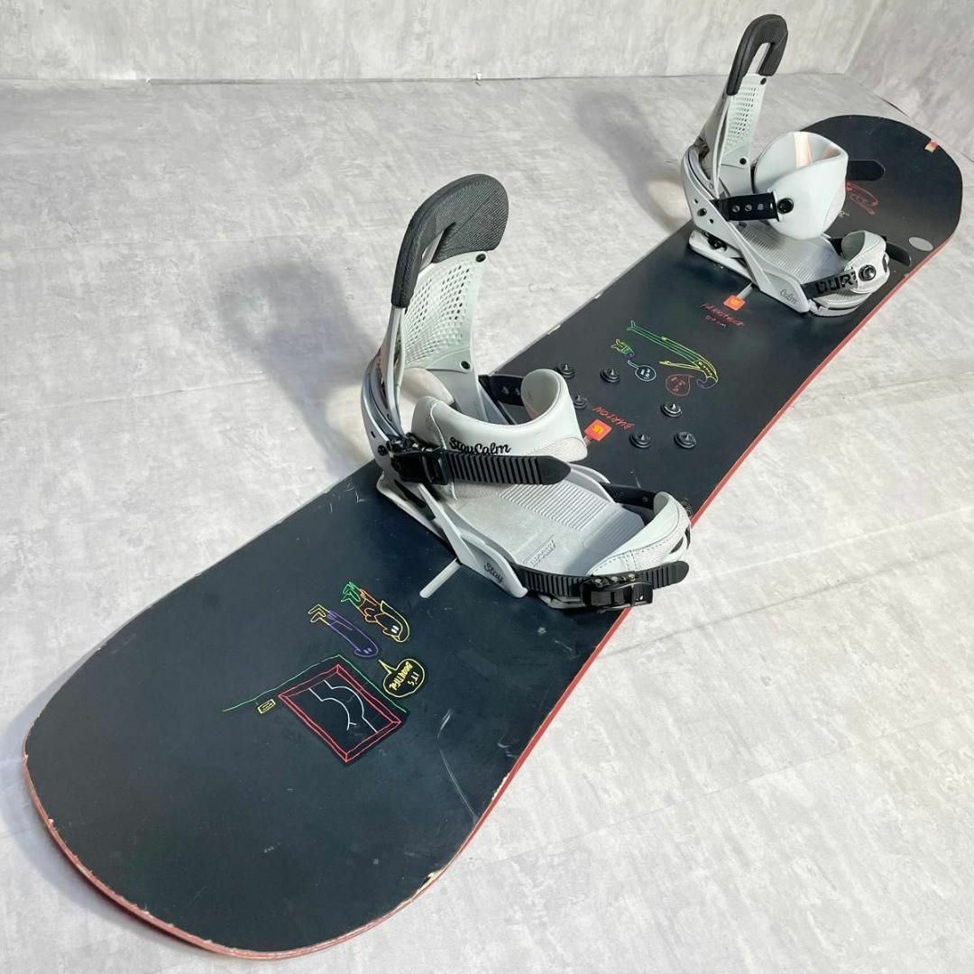 BURTON スノーボード151 ビンディング リーシュコード ケースセット