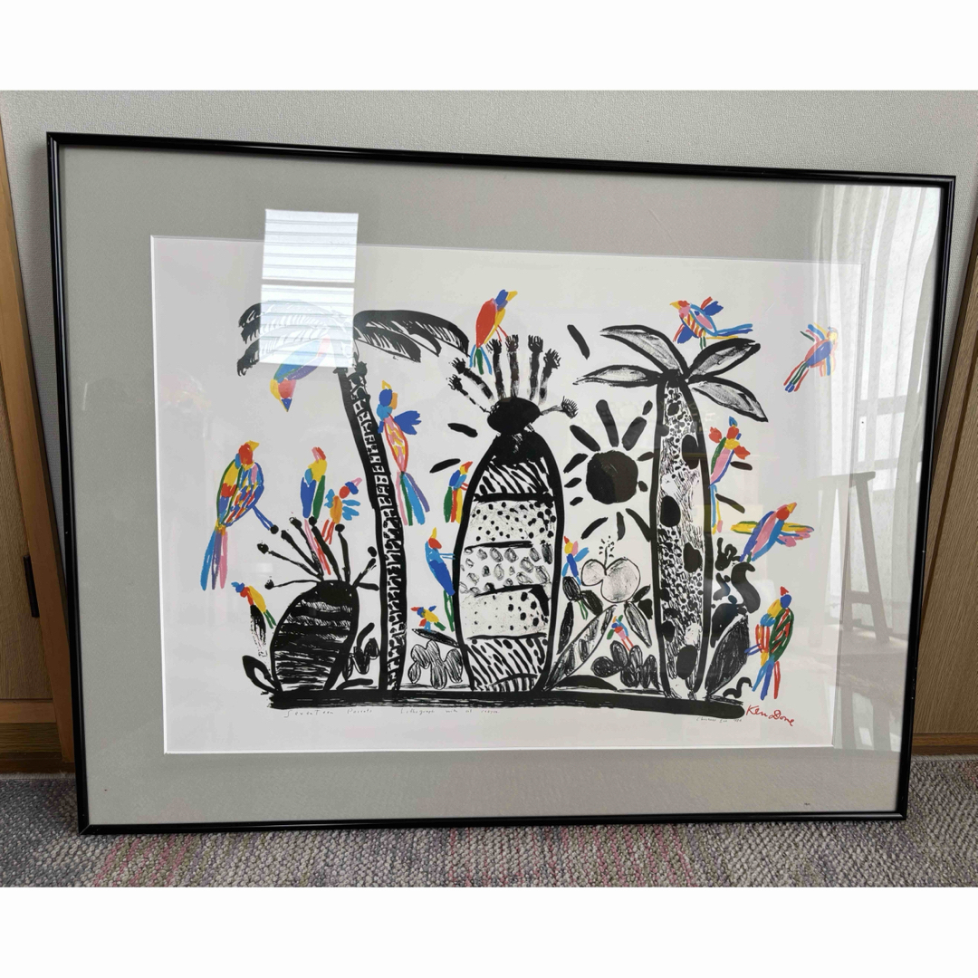 Ken Done 1986年 絵画 フレーム付き希少 ケンドーンアーティスト