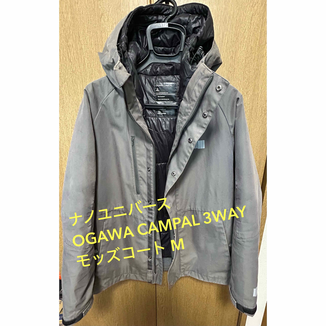 nano・universe - ナノユニバース OGAWA CAMPAL 3WAY モッズコート Mの