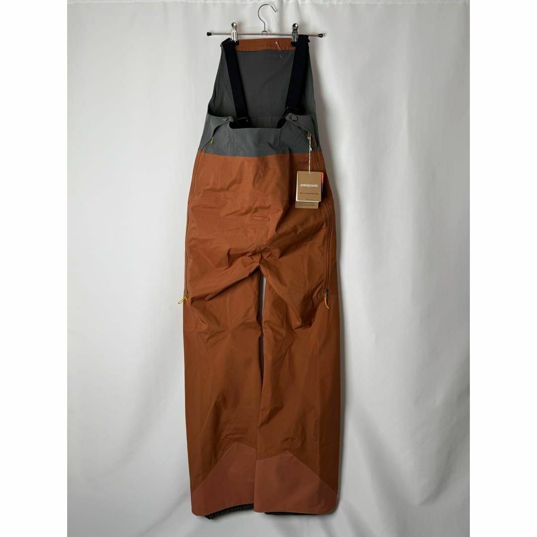 定価5.6万】パタゴニア スノードリフタービブ XS ブラウン × グレーの