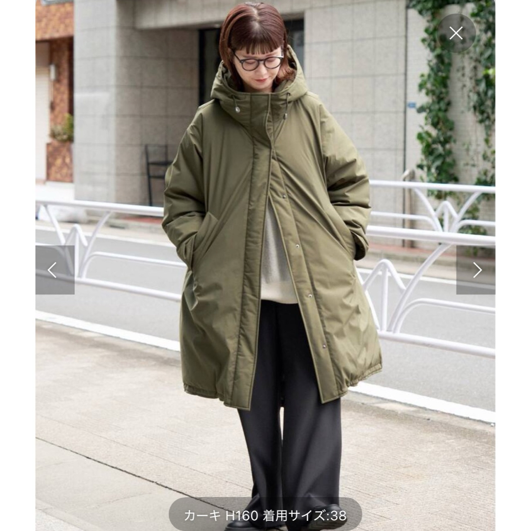 Spick & Span - 【新品】Spick and Span撥水フーデッドダウンコートの