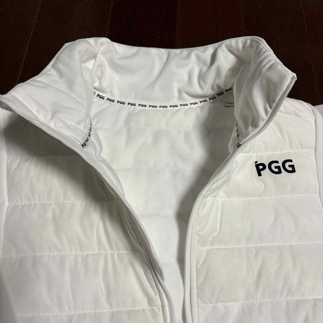 PGGアモッサ×N yメカニカルストレッチタフタホワイトスカートサイズ1