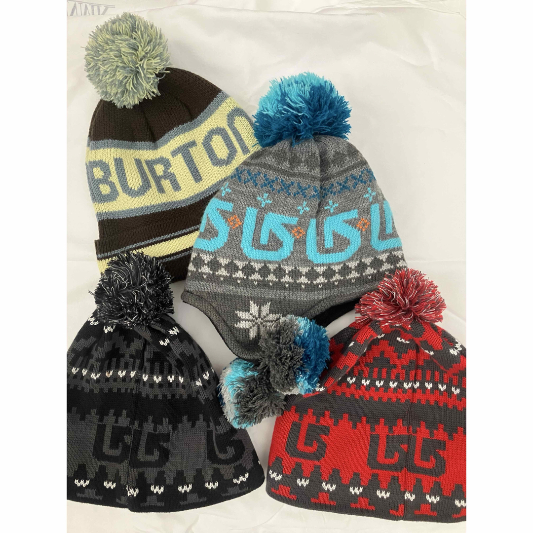 BURTON - Burtonまとめて ビーニー ニット帽 ビンテージ ボンボンの