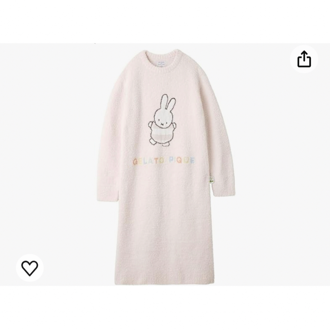 ジェラートピケ【Dick Bruna】ベビモコジャガードワンピース ミッフィー