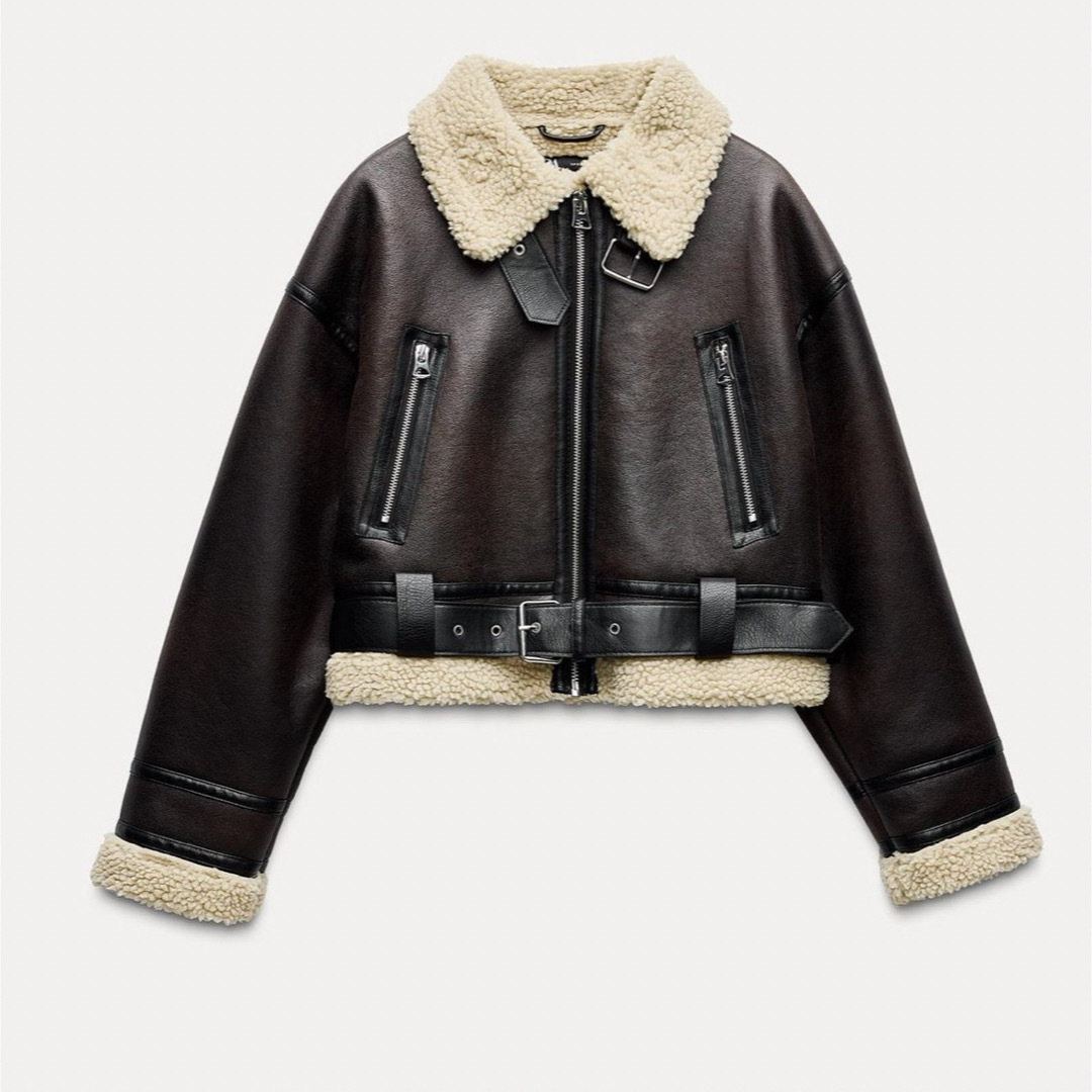 ZARA - ZARA ショート丈ダブルフェイスジャケットの通販 by 11月