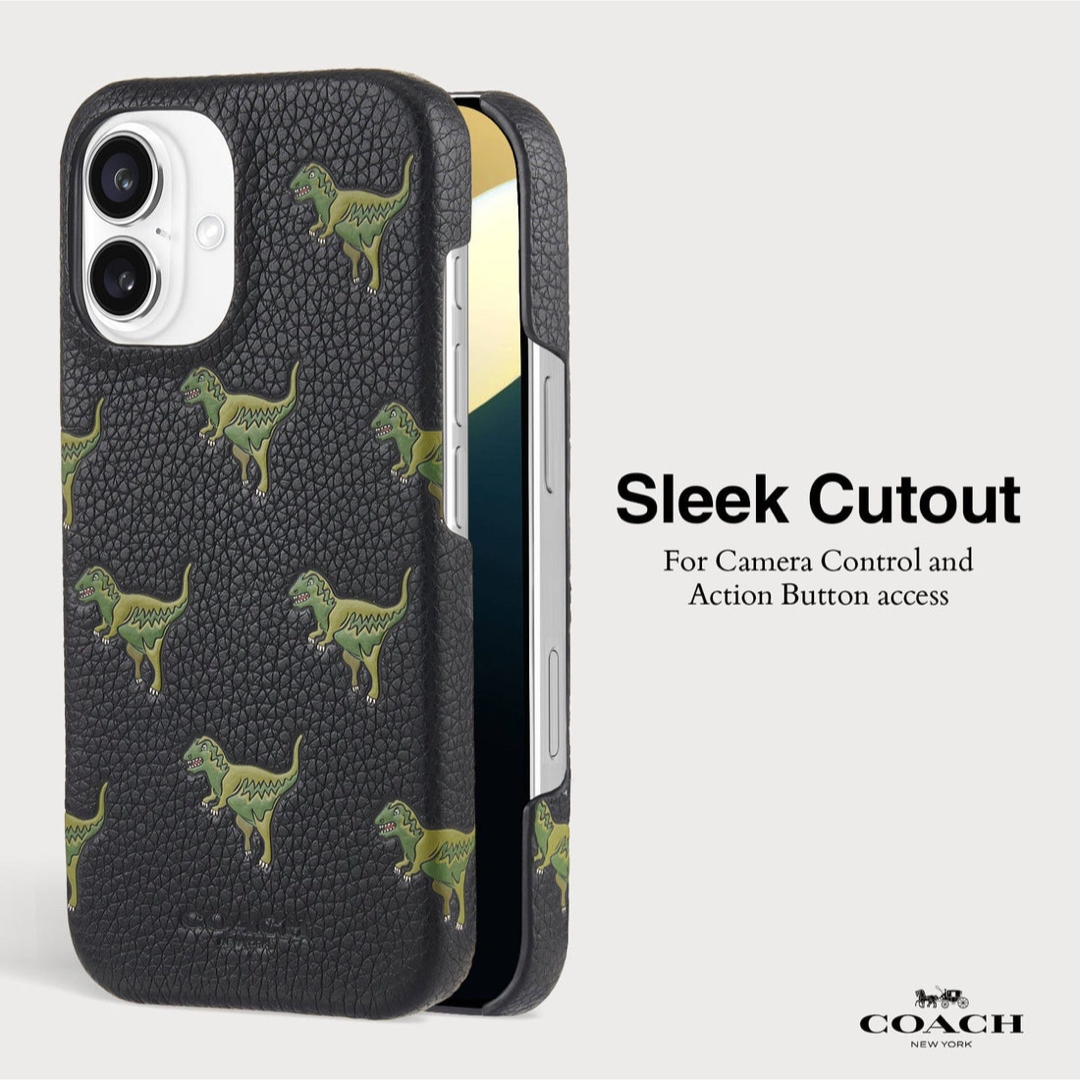 COACH - 新品 コーチ Coach レキシー iPhone16 ケース かわいい 恐竜の