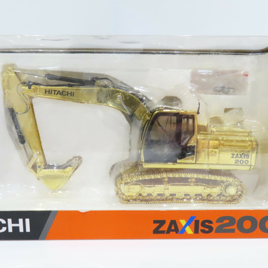 K09-Z03 未開封 希少 HITACHI 日立建機 1/50 ZAXIS200 ゴールド 油圧