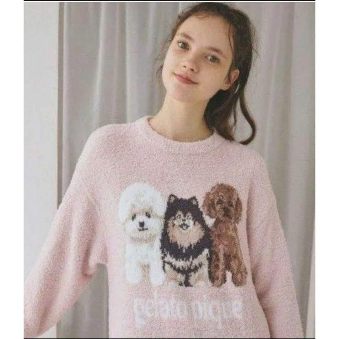 gelato pique - ジェラピケ パウダー DOG3柄JQD ワンピースの通販 by