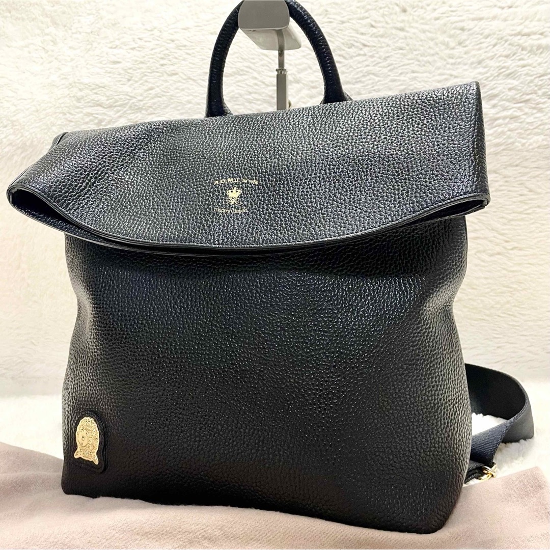 A.D.M.J. - ADMJ エーディーエムジェイ シュリンクレザー バックパック