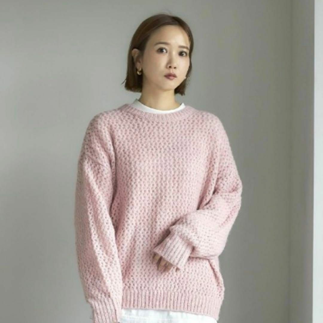しまむら - 【新品】Mサイズ mysa closet ニットプルオーバー ピンク