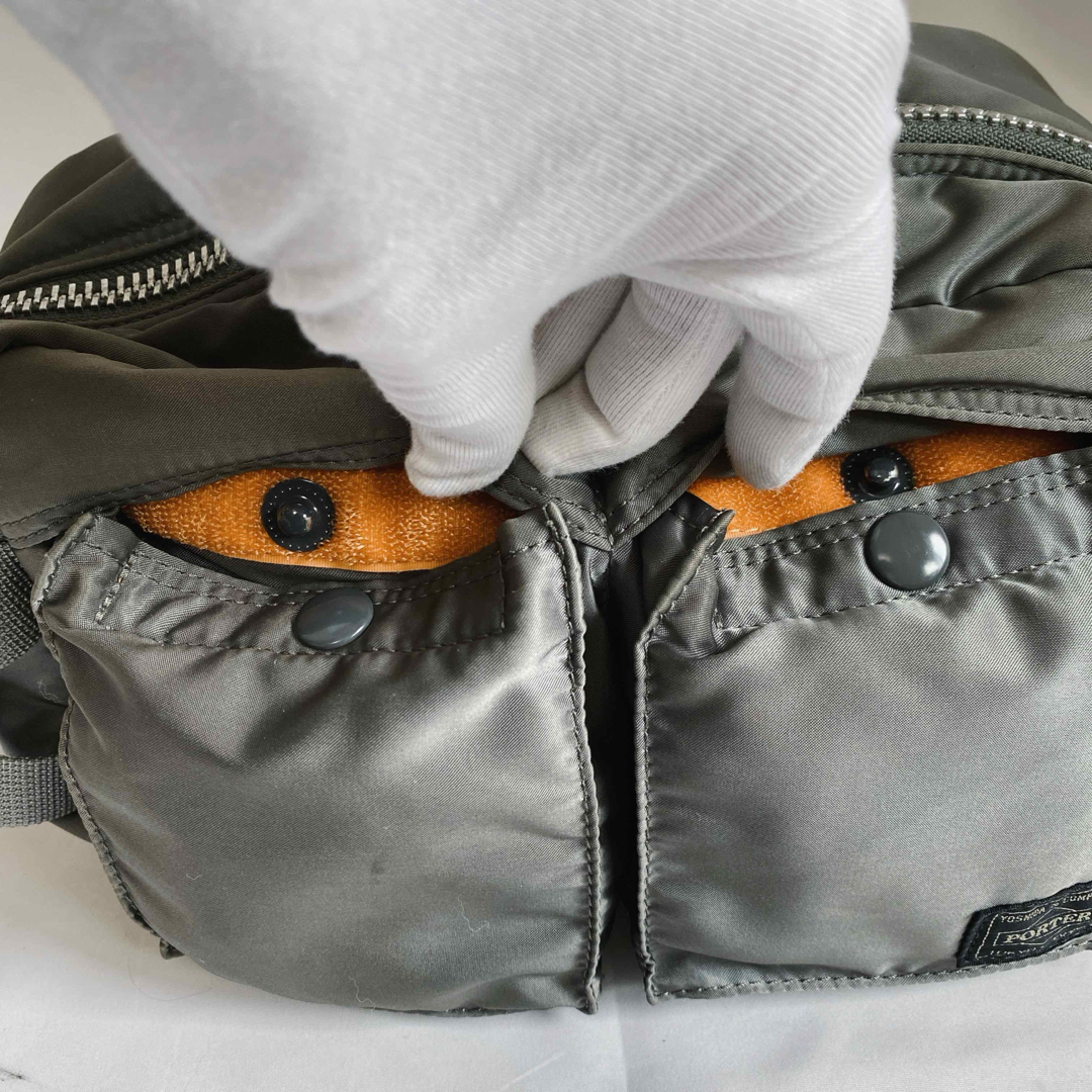 PORTER - 希少 PORTER ポーター タンカー 2WAYウエストバッグ シルバー