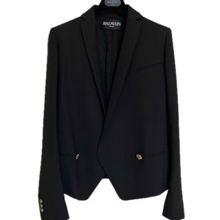 美品】バルマン ラムレザーテーラードジャケット シープスキン