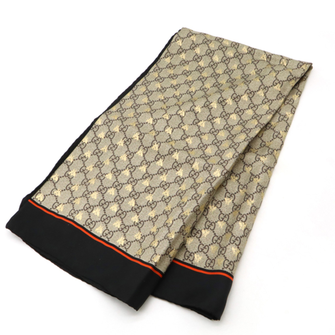 GUCCI - GUCCI グッチ GG ビー ハチ 蜂 スカーフ 大判 シルク100