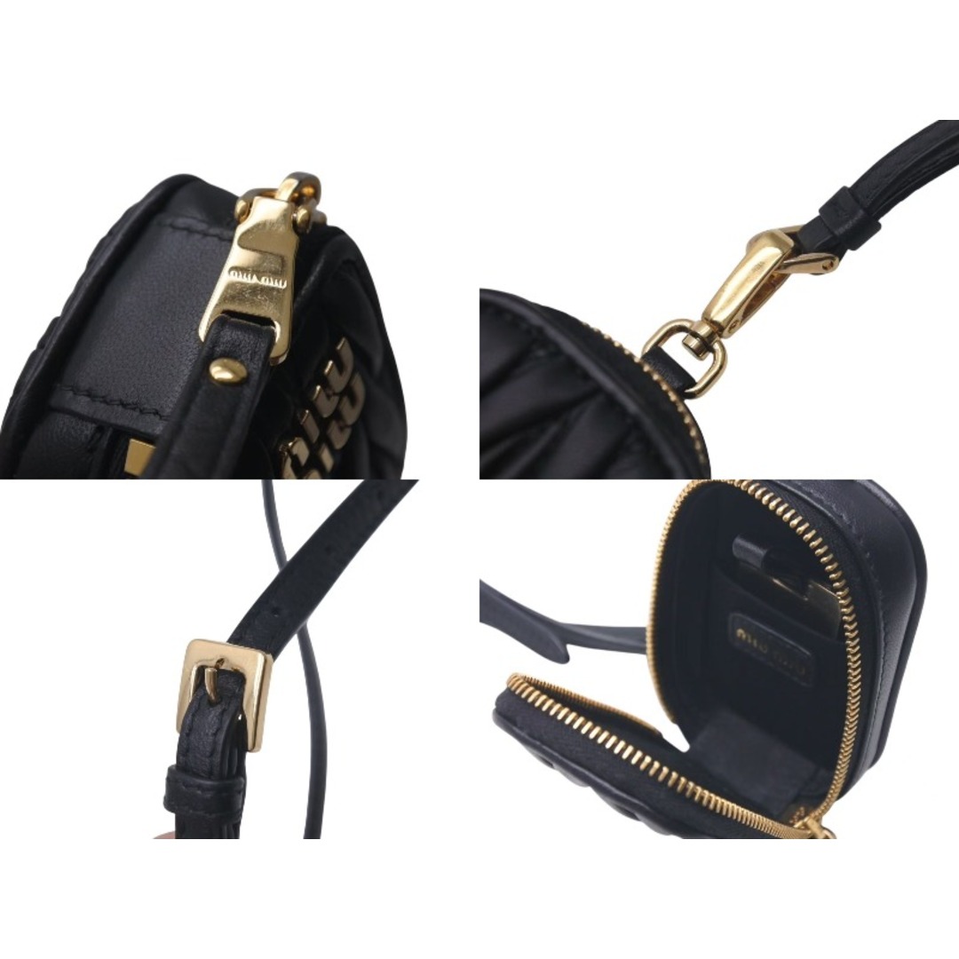 MIU MIU - 極美品 MIUMIU ミュウミュウ 23FW AirPodsケース ミニポーチ