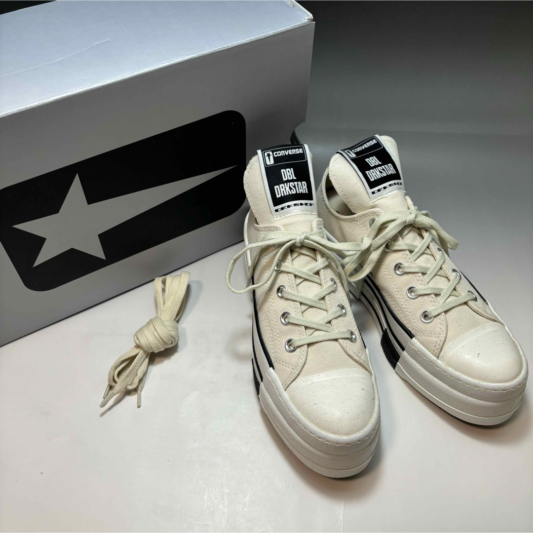 Rick Owens - RickOwens DRKSHDW×CONVERSE 24.5cm 白の通販 by チョコ
