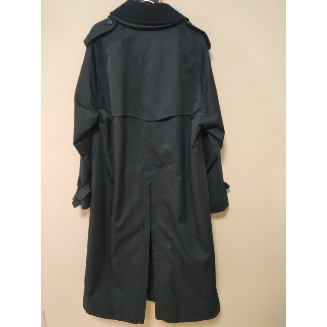 Burberry Burberrys England製 一枚袖 トレンチ21 ネイビー 80s