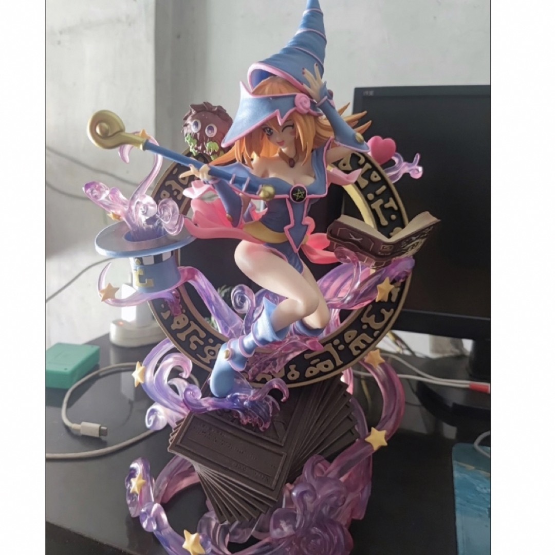 遊戯王 ブラックマジシャンガール PVC製 フィギュアガレージキットの