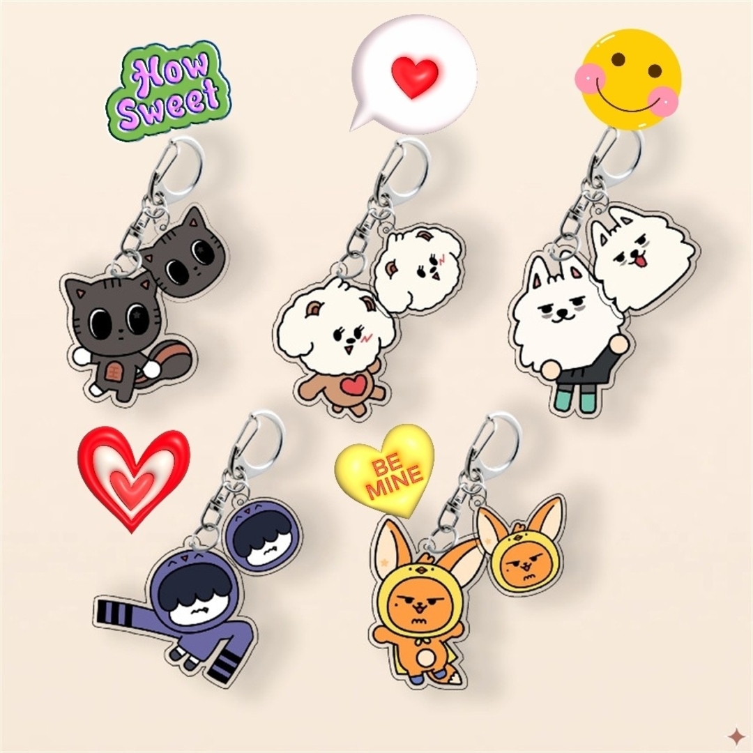 TOMORROW X TOGETHER - TXT バムグッ 2Pキーホルダー プルバトゥ