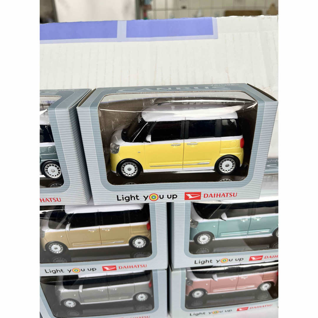 ダイハツ - ムーブ キャンバス ミニカー ストライプス 8カラーセット