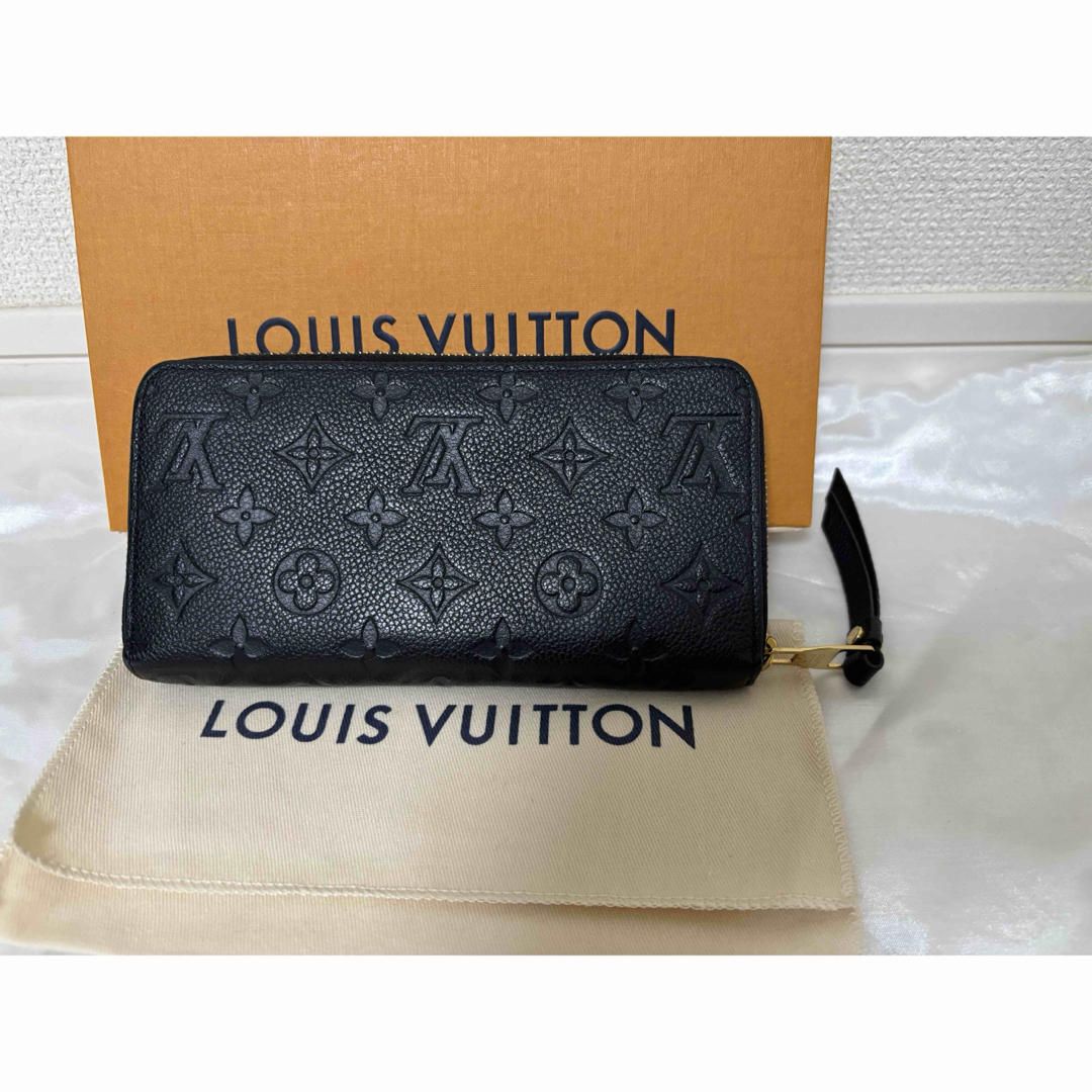 LOUIS VUITTON - ヴィトン アンプラント ジッピー長財布 黒の通販 by