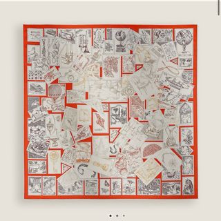 HERMES - 【新品未使用】エルメス カレ 90 《フォーブルの切手愛好家