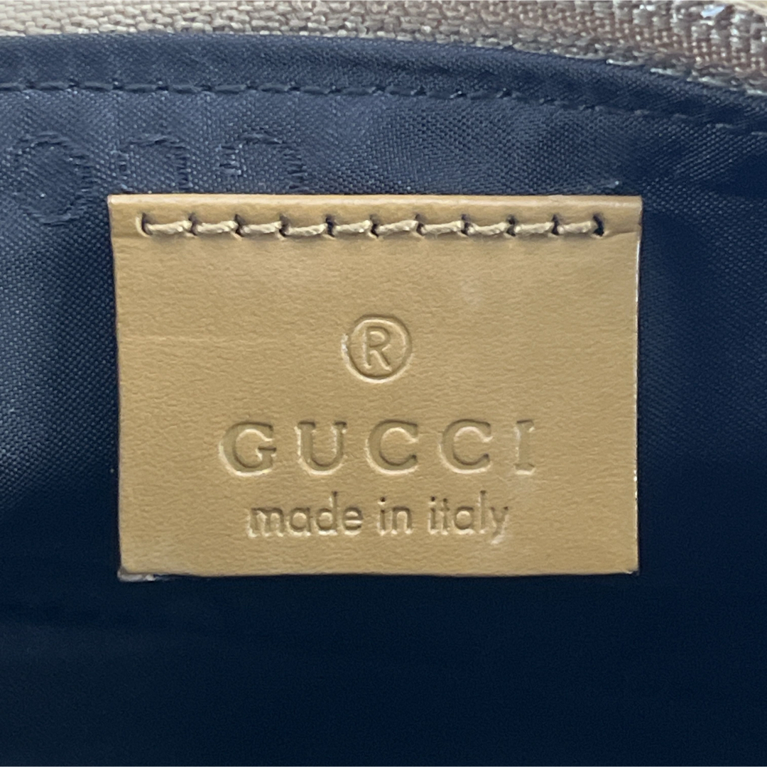 GUCCI - タグ付 未使用品 グッチ バニティバッグ GGキャンバス 化粧