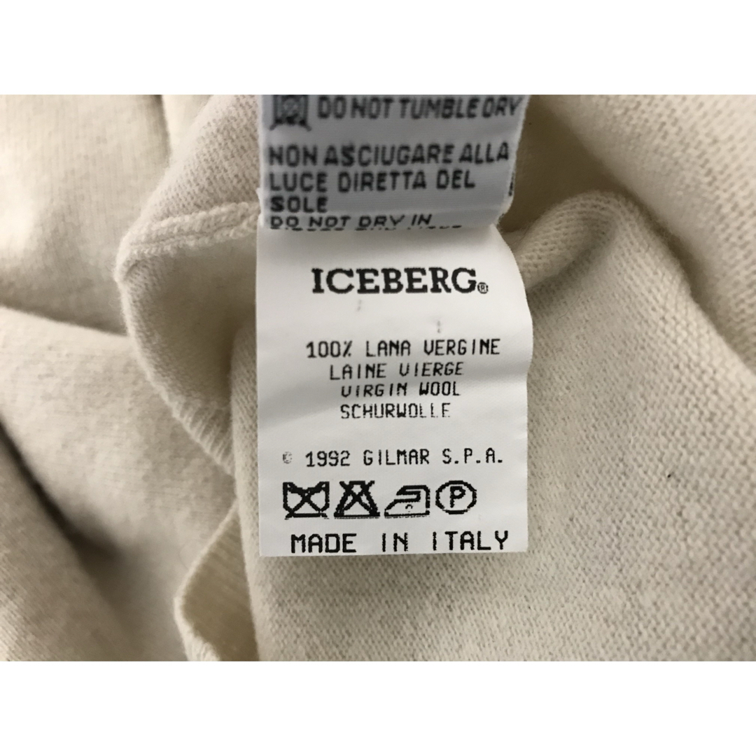 ICEBERG - 本物アイスバーグICEBERGニットタートルネック刺繍長袖