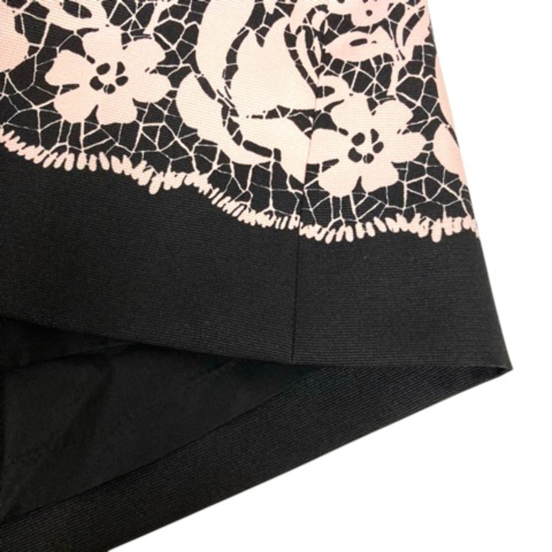 M'S GRACY - エムズグレイシー スカート フレア タック 花柄 ひざ丈 38