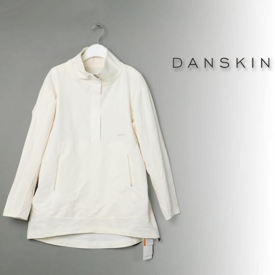 danskin STRETCH DOUBLE WEAVE JACKET ホワイト danskin STRETCH