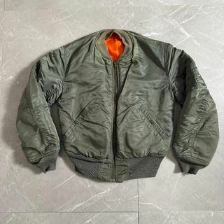 ALPHA INDUSTRIES - 希少 アルファ MA-1 68年復刻 USA製 Mサイズ