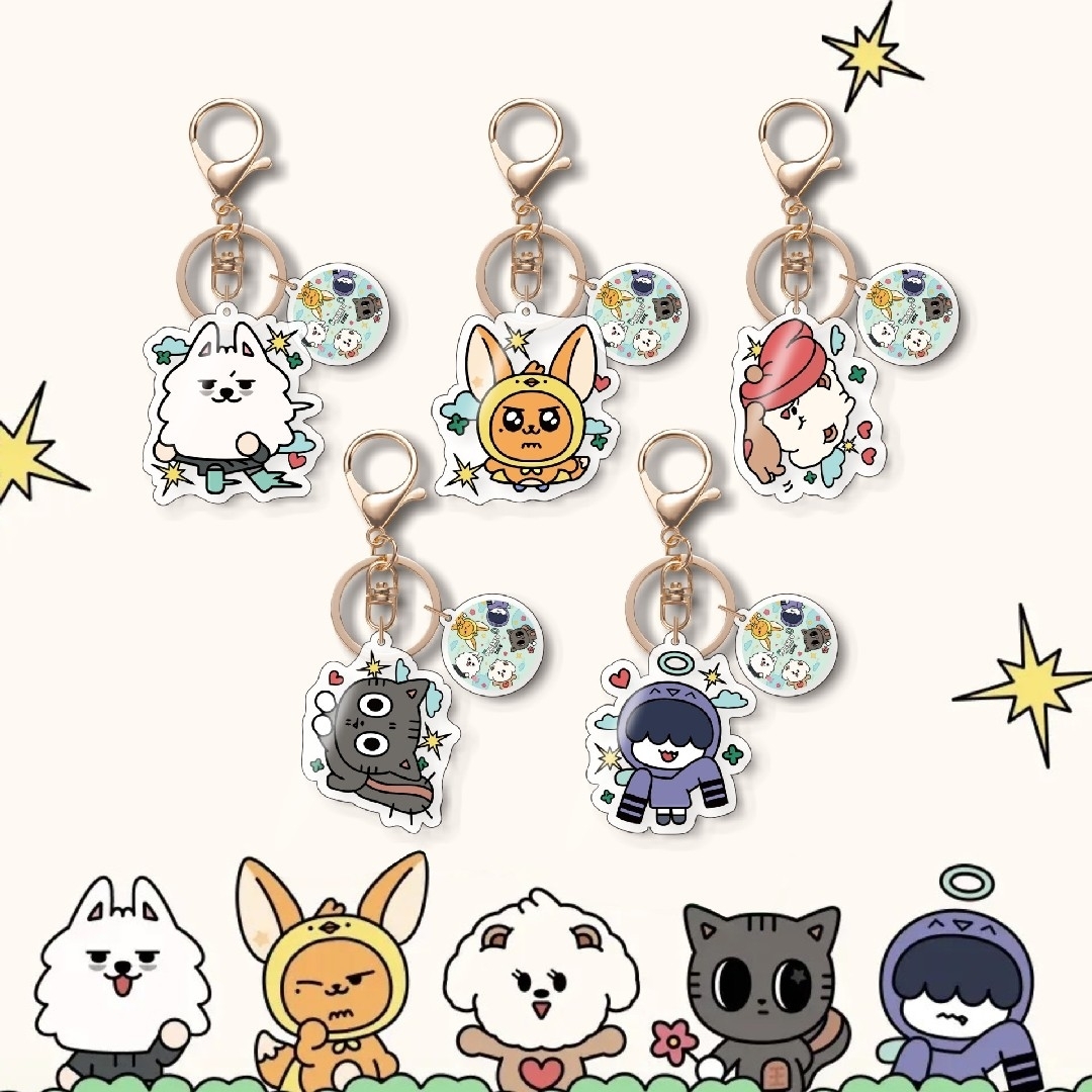 TOMORROW X TOGETHER - TXT プルバトゥ バムグッ 2Pキーホルダー