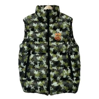 パーリーゲイツ 4WAYジャケット スニード ベスト 3L カモフラ ワッペン
