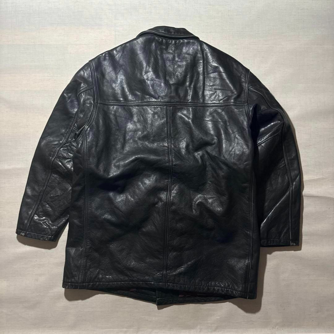 schott - 90S USA製 SCHOTT ショット 523 本革 レザー カーコート 44の