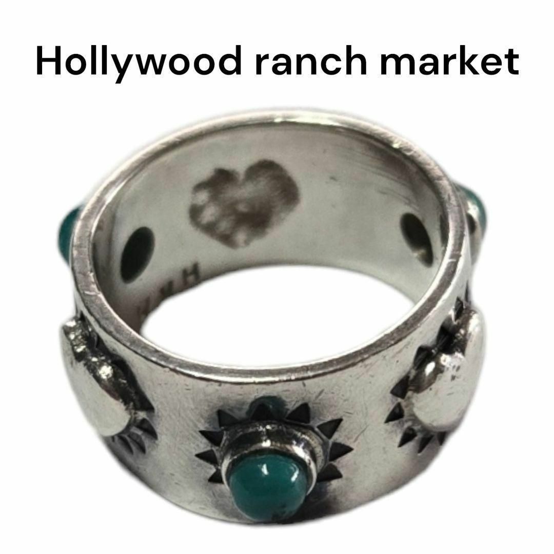 HOLLYWOOD RANCH MARKET - HRM石入りターコイズシルバーリング 指輪